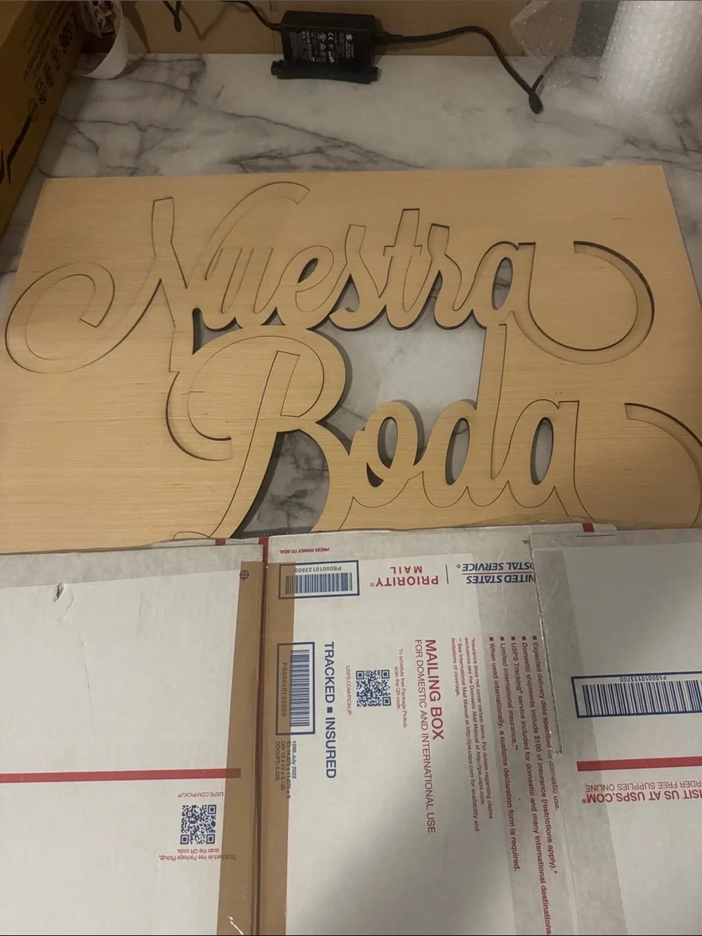 Nuestra Boda Spanish Wedding Sign – Wooden Wedding Decor and